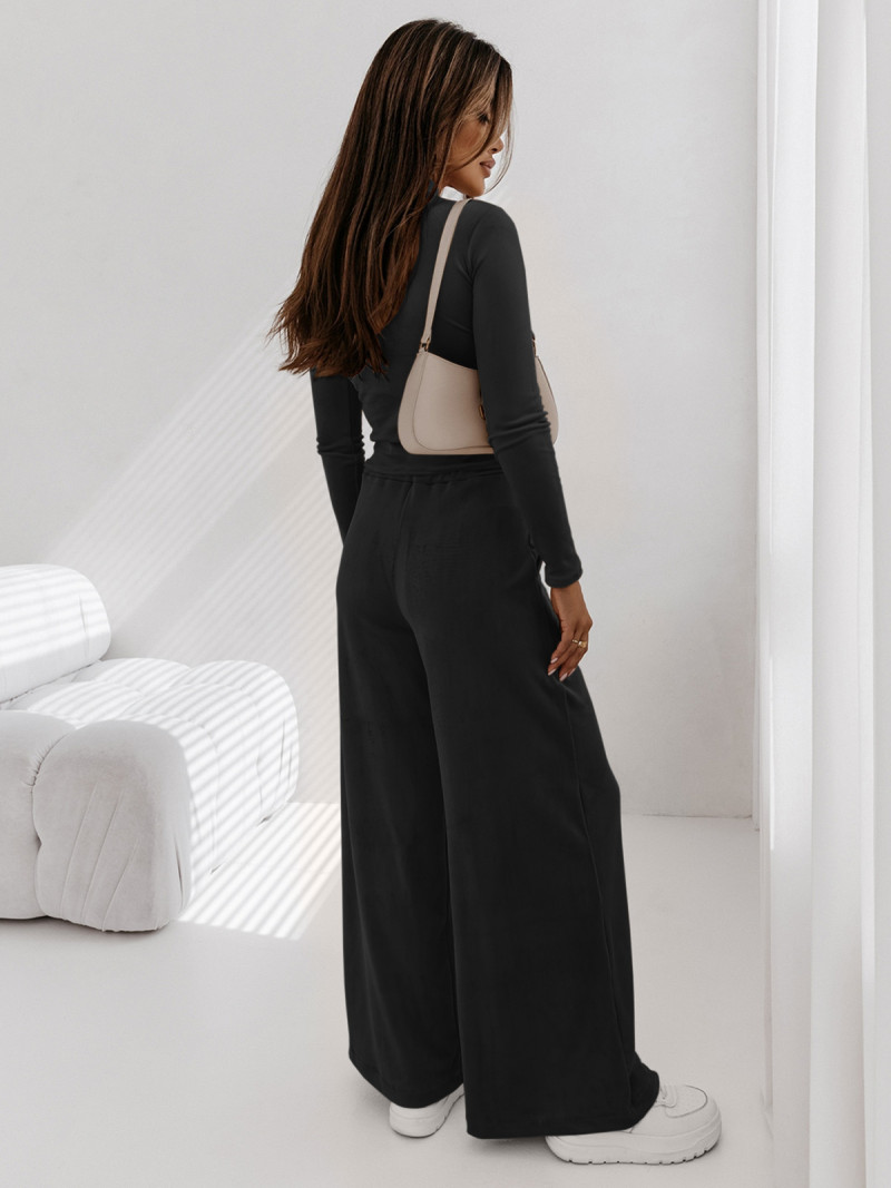 Welurowy dres spodnie + bluza ROSE -...