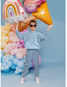 Welurowy dres dziecięcy - GIZMO - błękitny