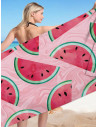 Stylowy plażowy ręcznik w arbuzy - wzór 1
