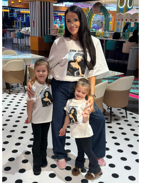 Bawełniana bluzka t-shirt NAOMI - wzór 1