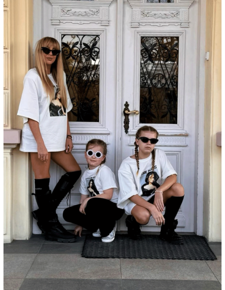 Bawełniana bluzka t-shirt NAOMI - wzór 1