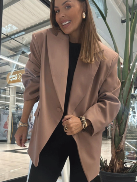 Marynarka oversize JAYLEEN - mokka mousse 2
